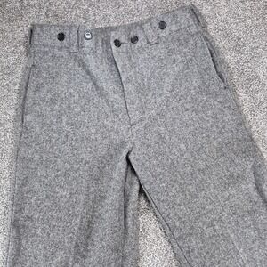 Vintage Woolrich Malone Hunting Pants Men's Size 32 (34x29) Wool Gray